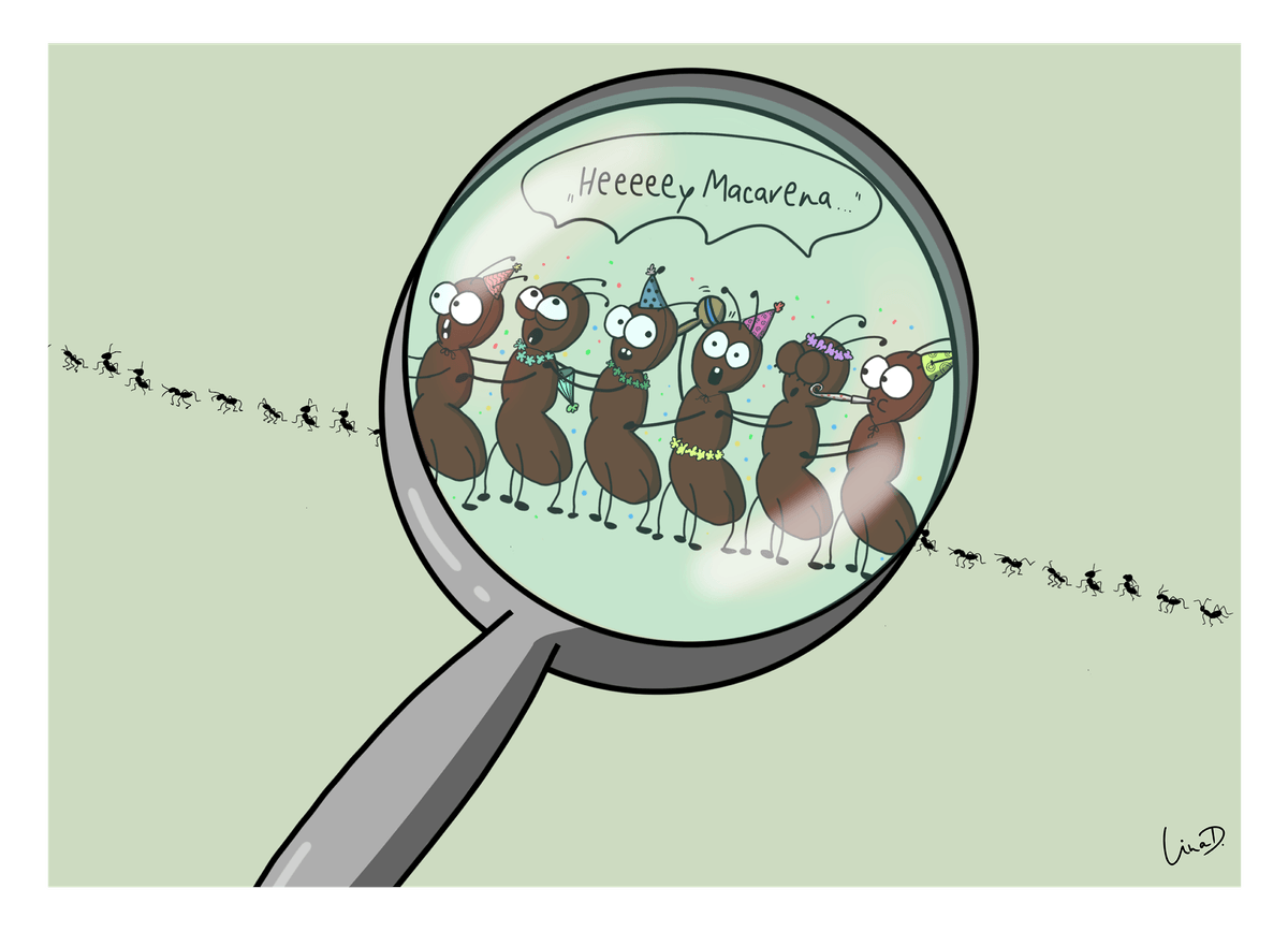 Ameisenparty - Süße Tier-Illustration für Kinder