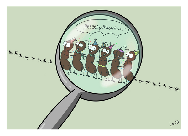 Ameisenparty - Süße Tier-Illustration für Kinder