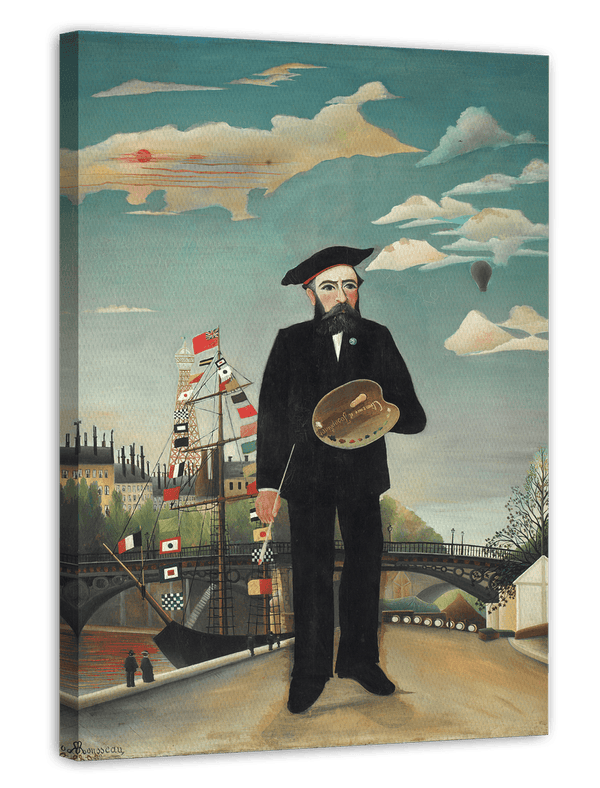 Henri Rousseau - Selbstbildnis mit Palette