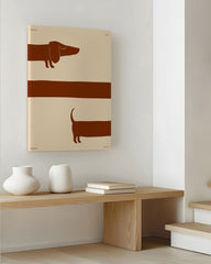 After Hover: Dackel "Langer Wiener" in Braun