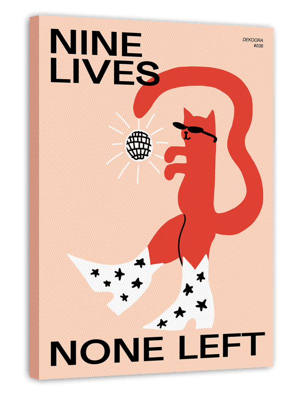 Disco Katze "Nine Lives, none left"