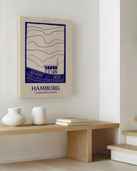 After Hover: Hamburg, Ahoi! Maritime Hafen-Illustration