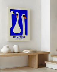 After Hover: Hamburg Andenken "Alsterschwäne"