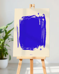 After Hover: Blue Art No. 1 - Abstrakte Zeichnung