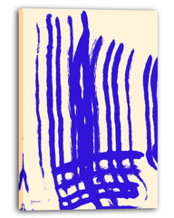 Blue Art No. 2 - Abstrakte Streifen