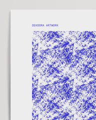 After Hover: Les Vagues - Abstrakte Wellen in Blau