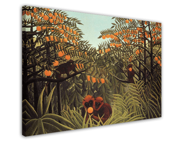 Henri Rousseau - Affen in den Orangen-Bäumen
