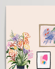 After Hover: Colourful comfy couch - Wohnzimmer im bunten Ambiente