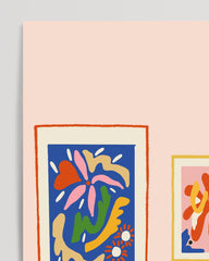 After Hover: Buntes Wohnzimmer im modernen Stil