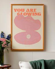 After Hover: You are glowing - Selbstliebe Illustration