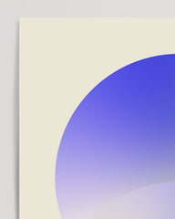 After Hover: Overlapse II - Abstrakte Kreise in Blau-Grün