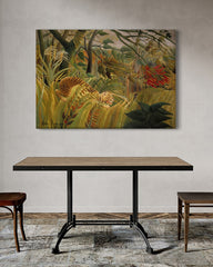 After Hover: Henri Rousseau - Tiger vom tropischen Sturm überrascht