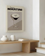 After Hover: Espresso Martini - Cocktail Zeichnung mit Rezept