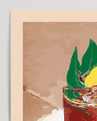 After Hover: Negroni Originale di Firenze - Moderne Cocktail Illustration