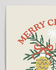 After Hover: Scandi Baumschmuck "Merry Christmas, Happy holidays"