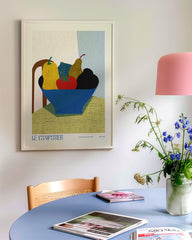 After Hover: Obst in der Schale "Le Compotier" - Modernes Stillleben