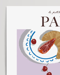 After Hover: Buntes Picknick mit Croissant - Paris Edition