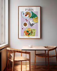 After Hover: Buntes Picknick mit Croissant - Paris Edition