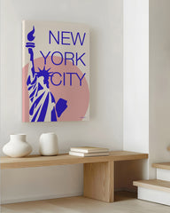 After Hover: New York's Lady Liberty - Illustration mit Freiheitsstatue