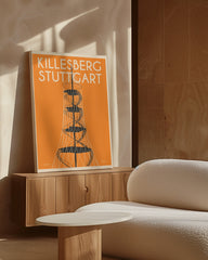After Hover: Stuttgart Killesberg - Illustration im Vintage Design