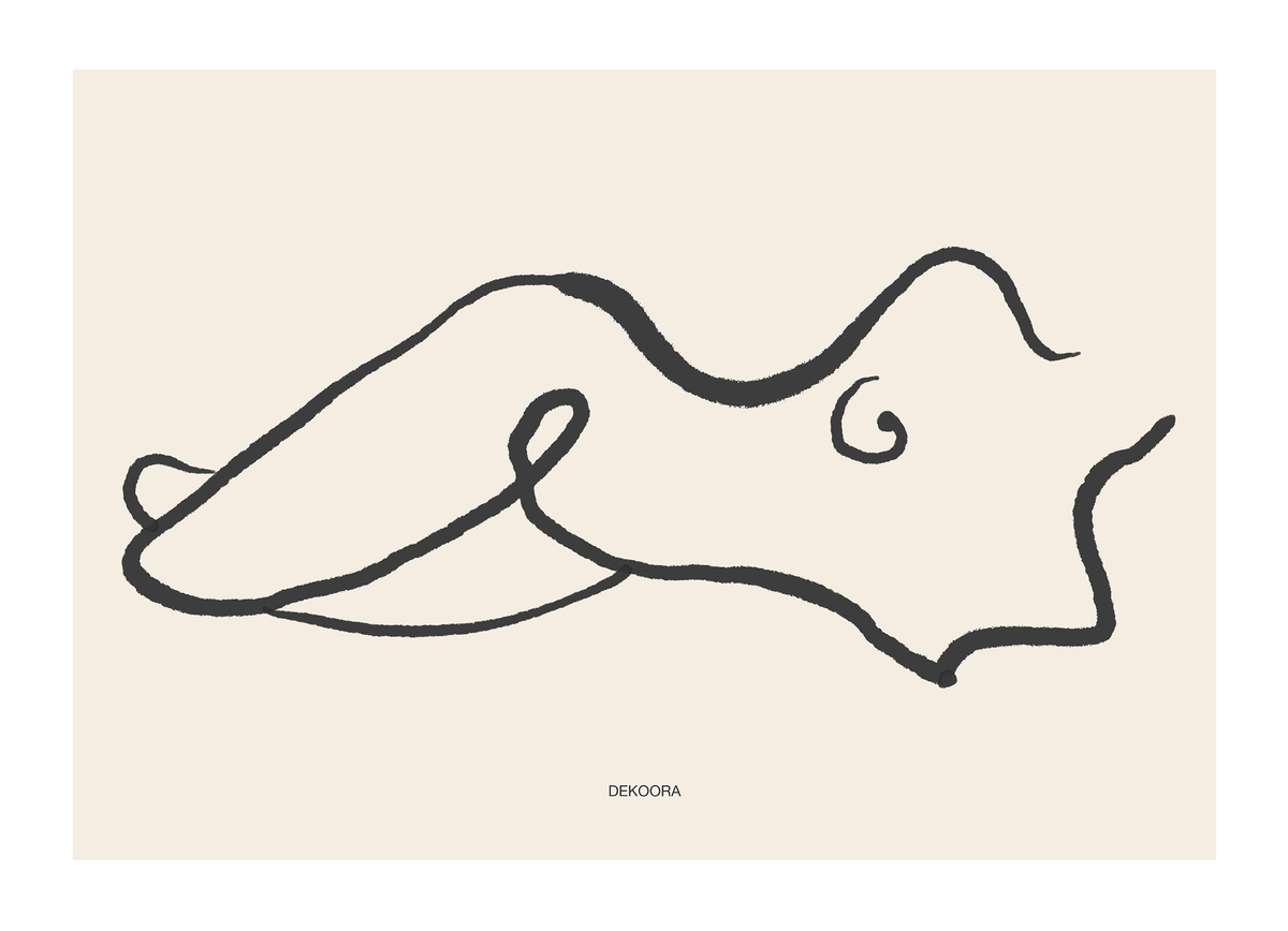 Abstrakte Frauen Silhouette 