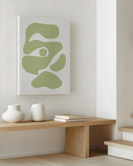 After Hover: Relaxing Greenery - Organische Formen in Hellgrün