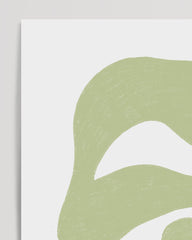 After Hover: Relaxing Greenery - Organische Formen in Hellgrün