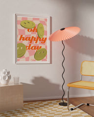 After Hover: Oh happy day - Smileys mit Schachbrett-Muster