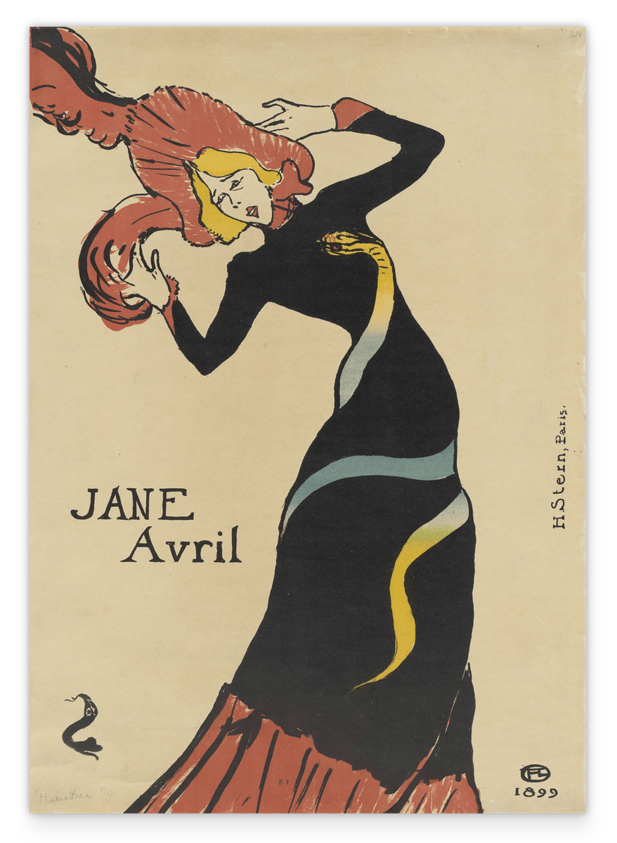 Henri de Toulouse-Lautrec - Jane Avril
