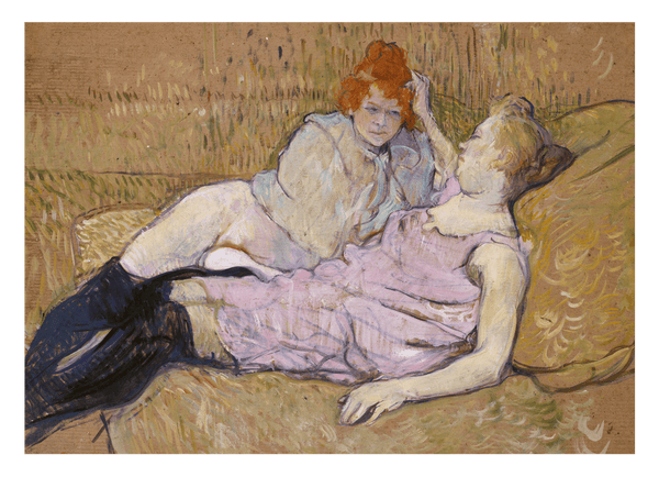 Henri de Toulouse-Lautrec - Das Sofa