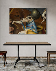 After Hover: Hieronymus Bosch - Ausschnitt aus "Garten der Lüste" (I)