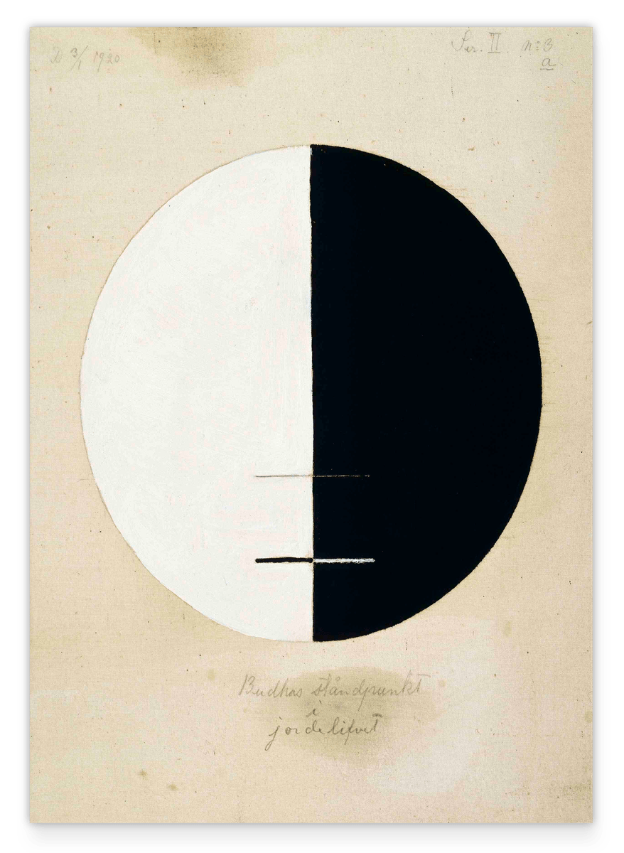 Hilma af Klint - Buddha's Standpunkt im irdischen Leben, Nr. 3a