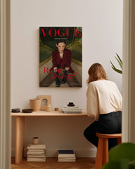 After Hover: Vogue Retro Revival - Burgundy aesthetic