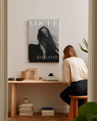 After Hover: Vogue Élégante - Mode Fotografie in Schwarz-Weiß