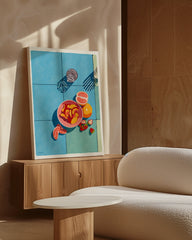 After Hover: Schattenspiel - Bunte Früchte am Pool