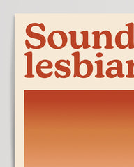 After Hover: Sounds lesbian. I'm in - Lesbische Flagge mit Farbverlauf
