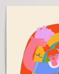 After Hover: Cheer if you're Queer - Mit Regenbogen