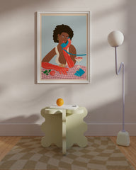 After Hover: Woman on the Phone - Modern Pop Art