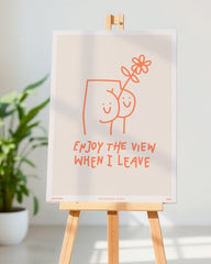 After Hover: Enjoy the view - Friendly Butt in Korall-Orange