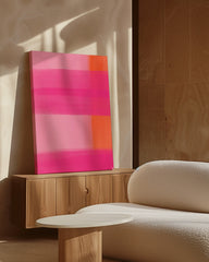 After Hover: Art Match in Pink & Orange - Abstrakte Linien