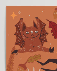 After Hover: Hello Halloween! Vogelscheuche mit Kürbis & Katze