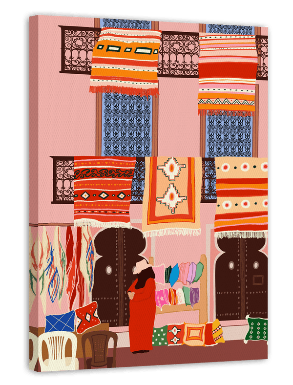 Orientalischer Markt - Boho Teppiche & bunte Terrassen