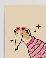 After Hover: Feeling Fancy Today - Dressed-Up Dog