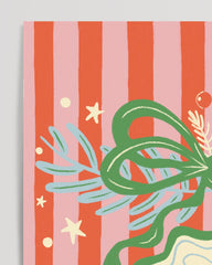 After Hover: Festive Christmas Ornament - Red Stripes