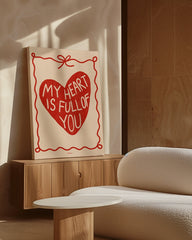 After Hover: My Heart Is Full of You - Spruch mit Herz