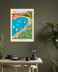 After Hover: Amalfi Style - Segelboote vor meditteraner Küste