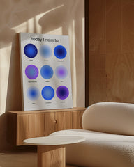 After Hover: Blue Aura Circles - Today I Enjoy to...