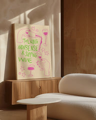 After Hover: Talking Nonsense and Sipping Wine - in Grün