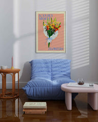 After Hover: "I Can Buy Myself Flowers" in Apricot