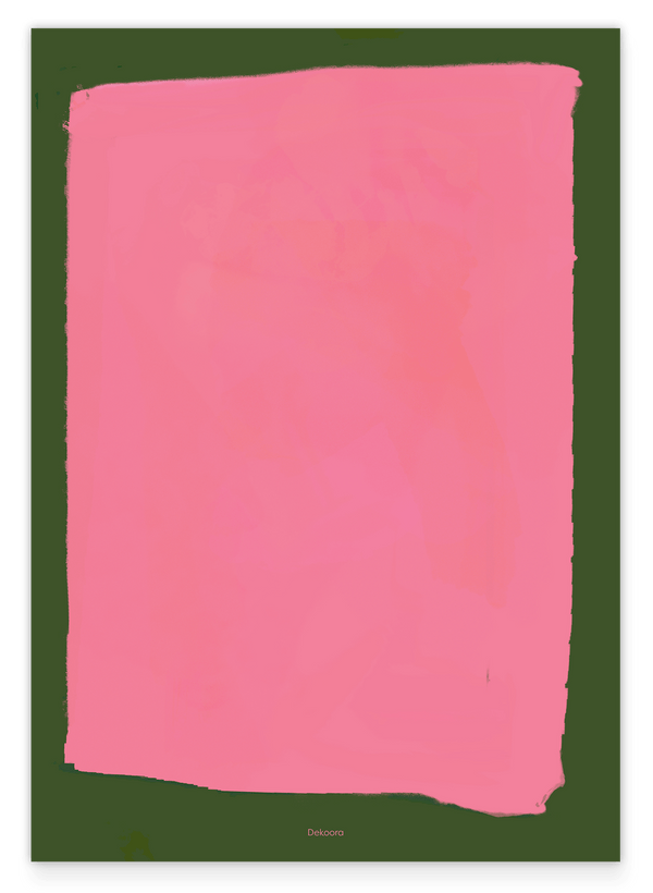 Abstrakte Kunst - Olive Meets Pink No. 2